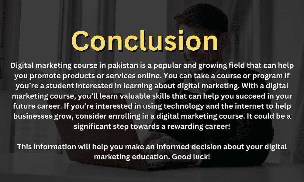 Digital marketing course in Pakistan